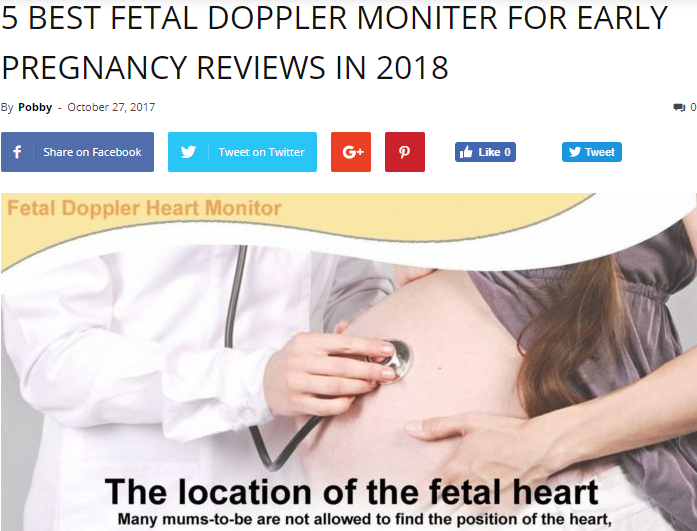 Best High-Tech Fetal Heart Monitor - checkpregnancy.com - Little Martin’s Baby Sound Amplifier and Recorder