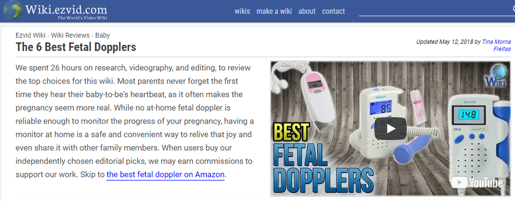 The 6 Best Fetal Dopplers - wiki.ezvid.com - Little Martin's Drawer sound amplifier