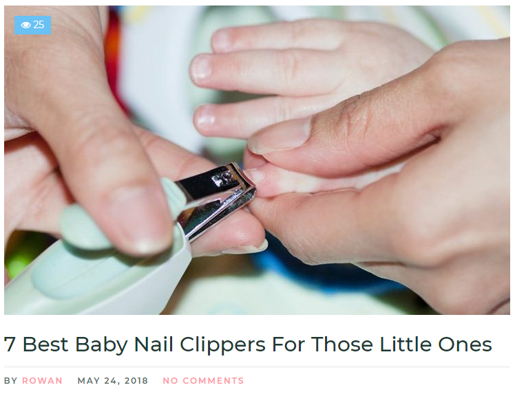 7 Best Baby Nail Clippers For Those Little Ones - hebabyswag.com - Little Martin’s Drawer Baby Nail Clipper
