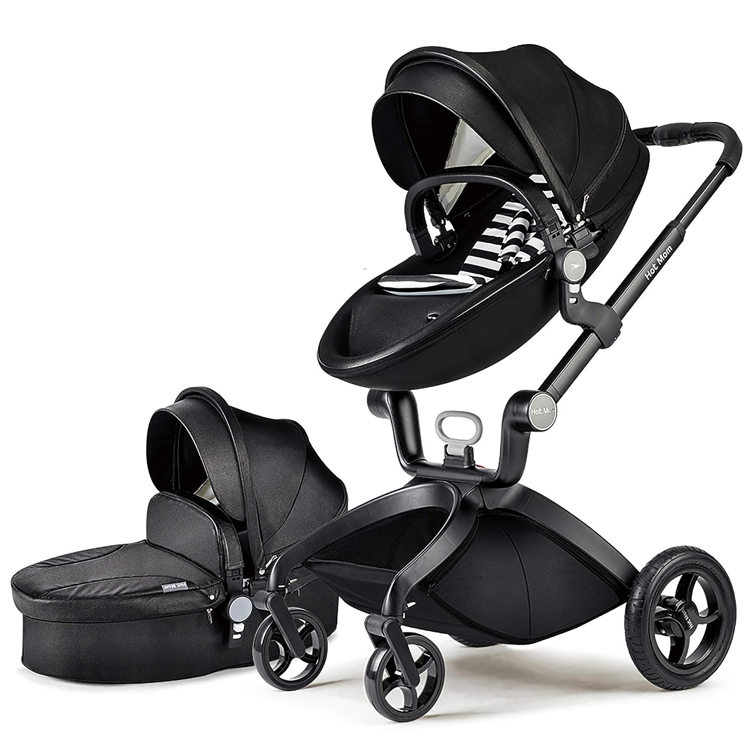 baby stroller set Baby Stroller: Height-Adjustable Seat and Reclining Baby Carriage with – Little Martin's Drawer