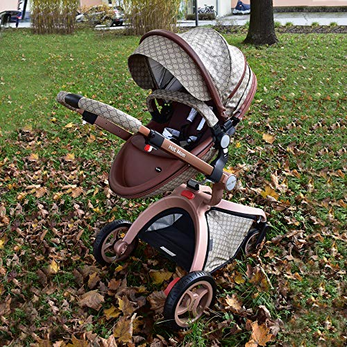 Baby Stroller: Height-Adjustable Seat and Reclining Baby Carriage with – Little Martin's Drawer